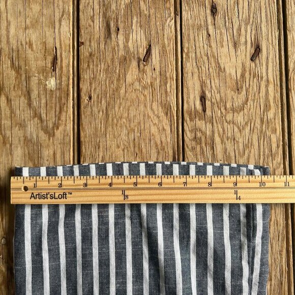 4our Dreamers Womens Blue/White Cotton Striped Beach Lounge Pants Size S EUC - Picture 5 of 12